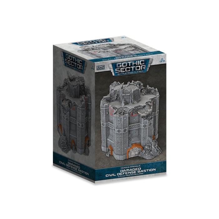 Battlefield in a Box: Mundus Imperialis - Civil Defense Bastion (Damaged) (BB686)