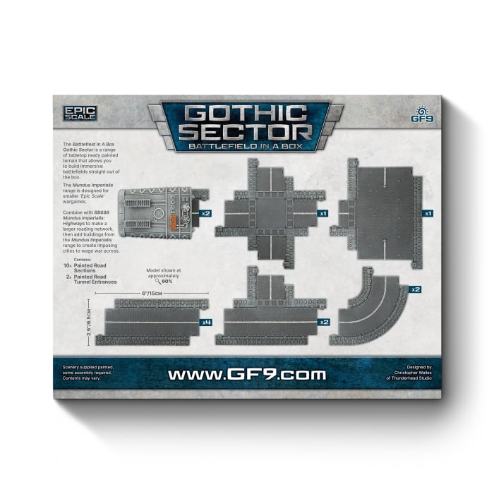 Battlefield in a Box: Mundus Imperialis - Roads (BB699)