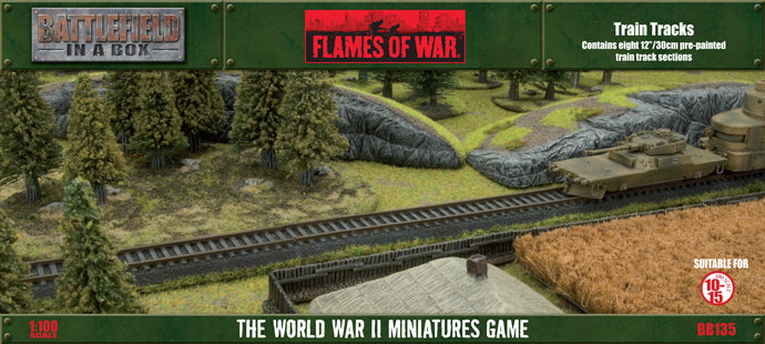 Battlefield in a Box: Travel - Train Tracks (6ft) (BB135)