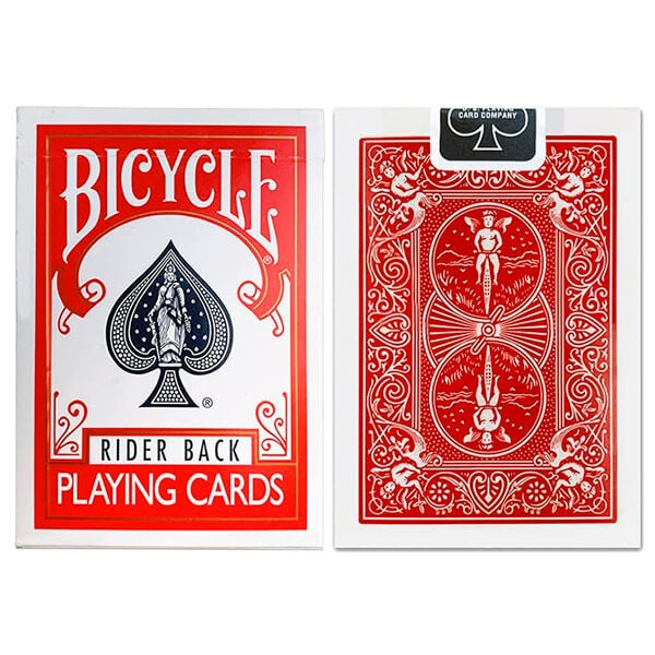 Bicycle Rider Back, Rød (black seal)