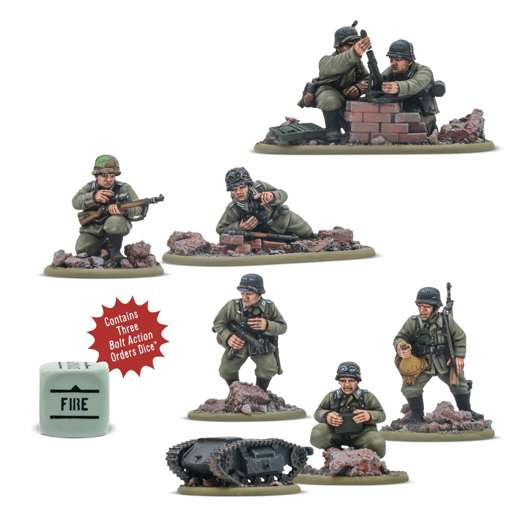 Bolt Action: German Veteran Infantry Weapons Teams