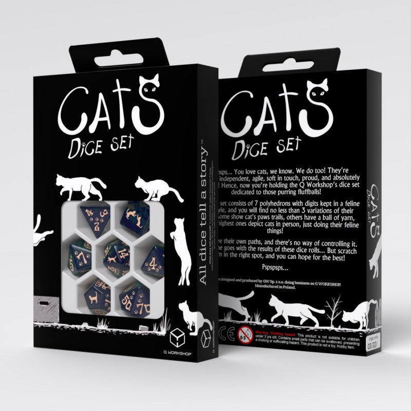 CATS Dice Set: Mittens (Q-Workshop) (SCAT10)