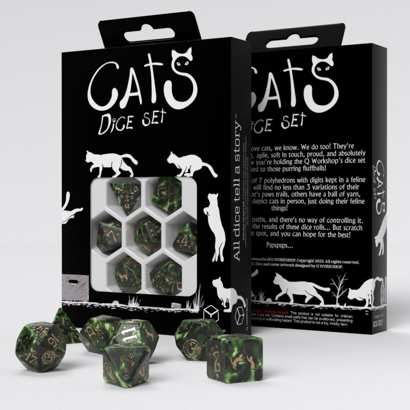CATS Dice Set: Pixel (Q-Workshop) (SCAT06)