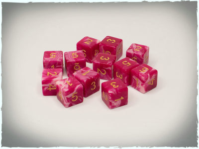 Wicked Candy d6 dice set, 12 pcs (Deep-Cut Studio)