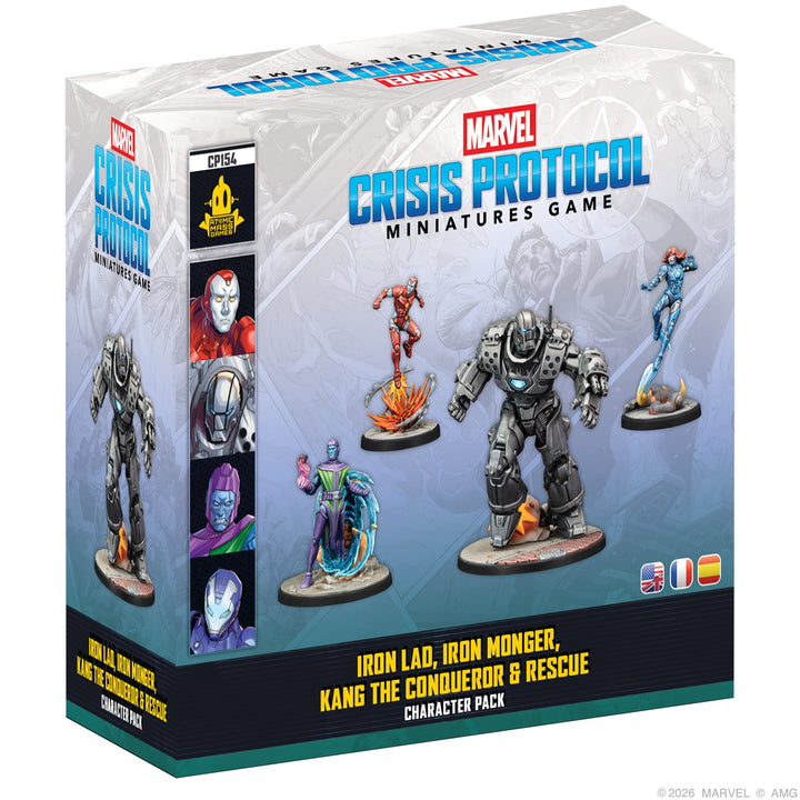 Marvel: Crisis Protocol – Iron Lad, Iron Monger, Kang the Conqueror & Rescue