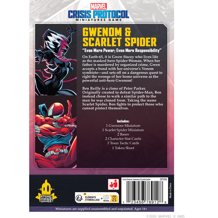 Marvel: Crisis Protocol – Gwenom & Scarlet Spider