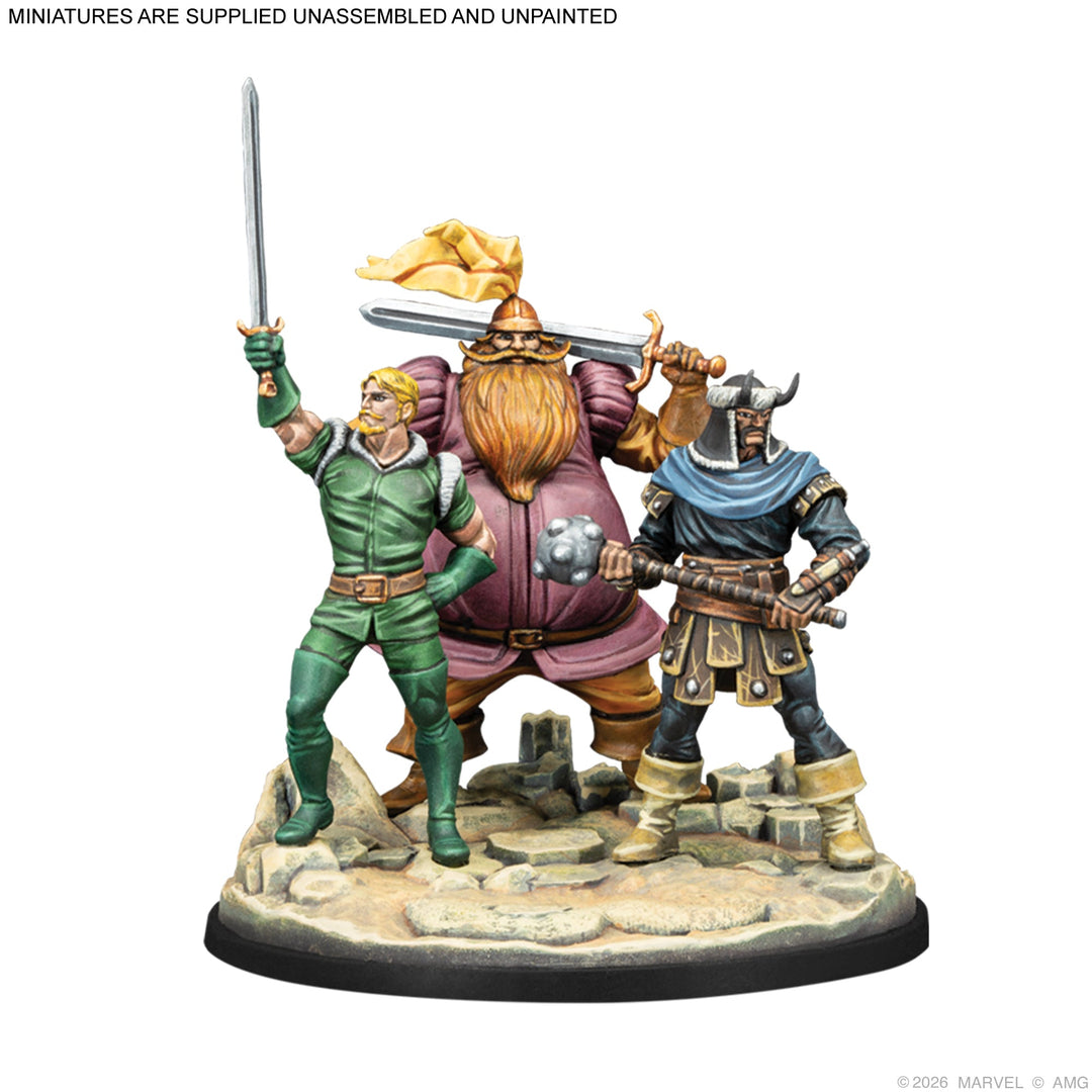 Marvel: Crisis Protocol – Valkyrie on Elendil & Warriors Three