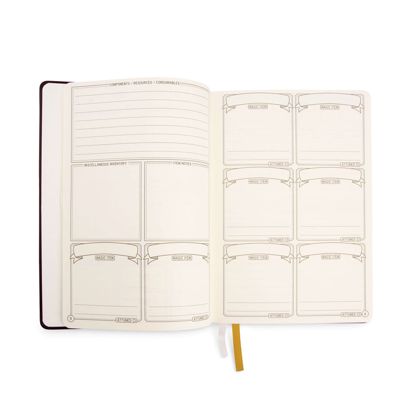 GlassStaff: 5E Player Journal (Blue)