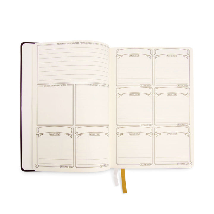 GlassStaff: 5E Player Journal (Blue)