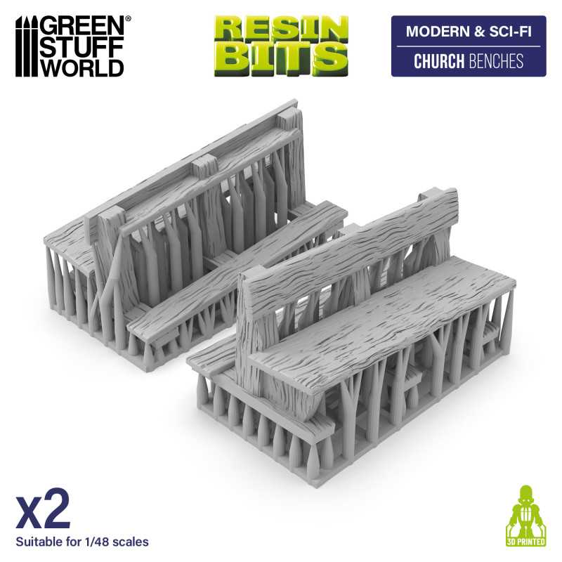 Church Benches (Green Stuff World)