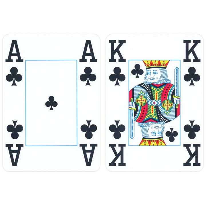 Copag 100% Plastic Poker Jumbo, Blå
