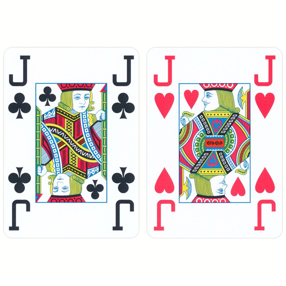 Copag 100% Plastic Poker Jumbo, Blå