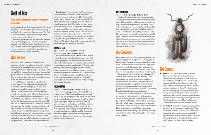 Hunter: The Reckoning 5th Edition - Legacy of Defiance Sourcebook