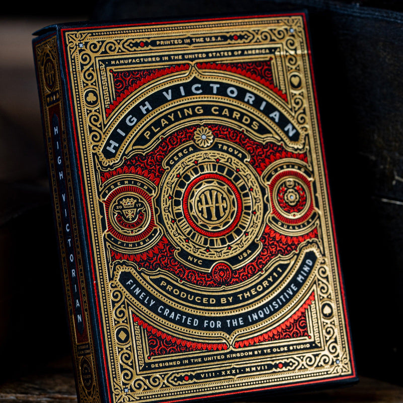 High Victorian Red Playing Cards (theory11)