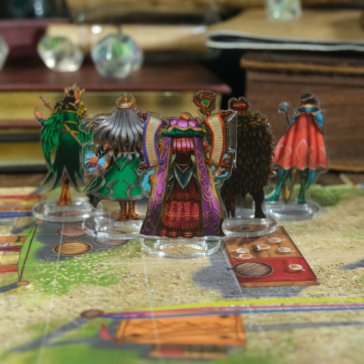 Skinny Minis: Elves Spellcaster Heroes