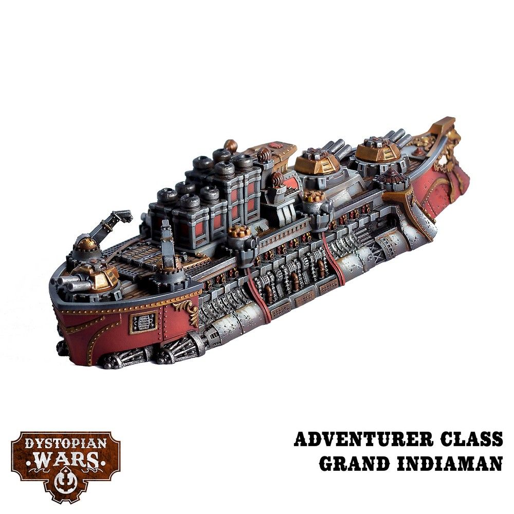 Dystopian Wars: Gloriana Battlefleet Set