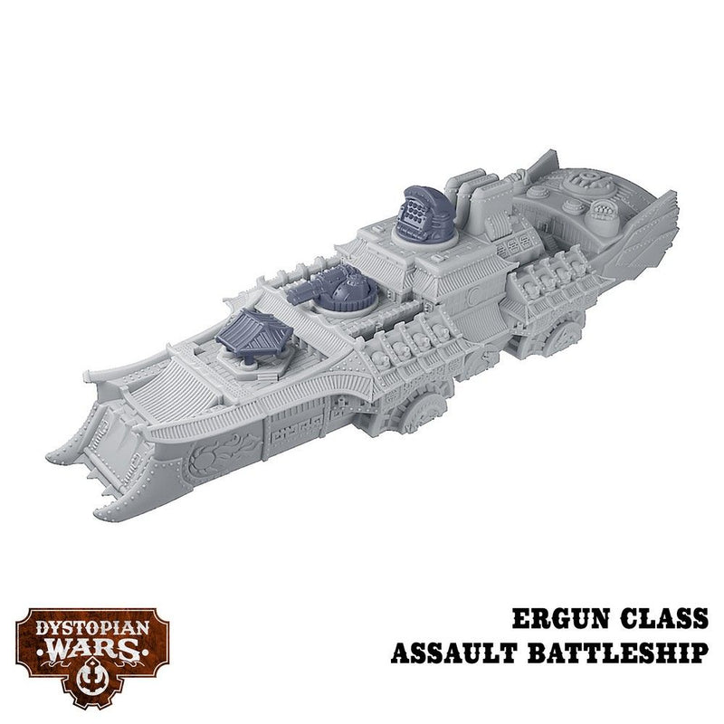 Dystopian Wars: Ergun Battlefleet Set