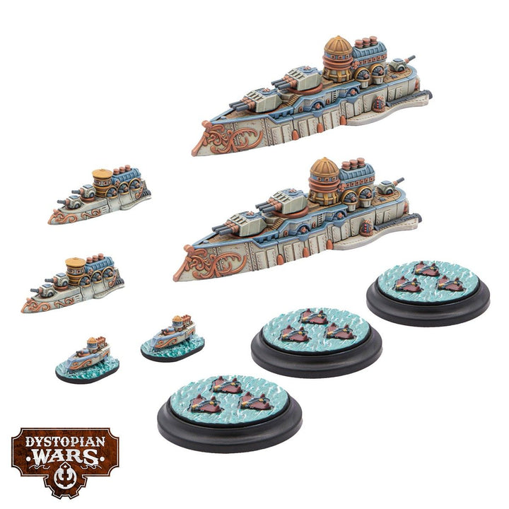 Dystopian Wars: Alliance Frontline Squadrons