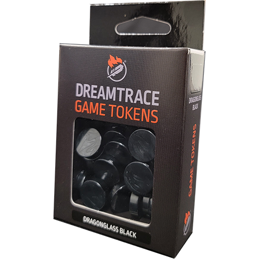 DreamTrace Game Tokens: Dragonglass Black