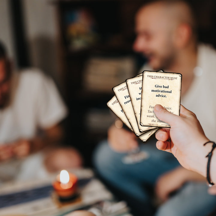 Dumb Dares & Silly Side Quests – The In Character Game for your RPG Party