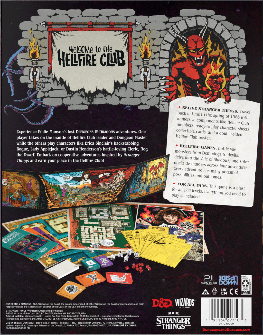 Dungeons & Dragons (5th Edition) - Stranger Things: Welcome to the Hellfire Club