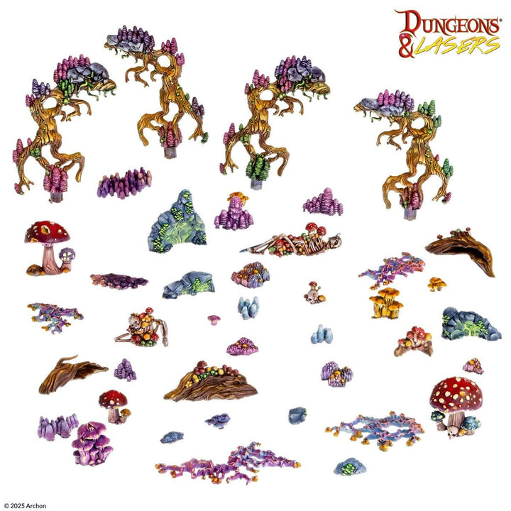 Dungeons & Lasers: Cave Fungi - Scatter Terrain