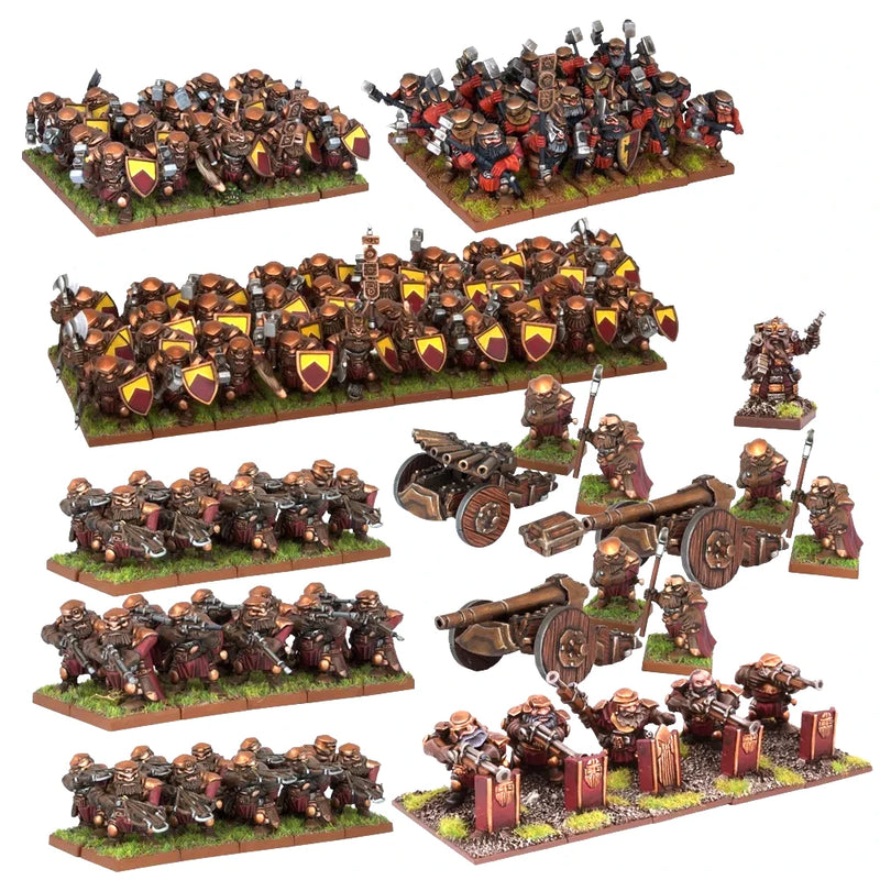 Kings of War: Dwarfs - Dwarf Mega Army