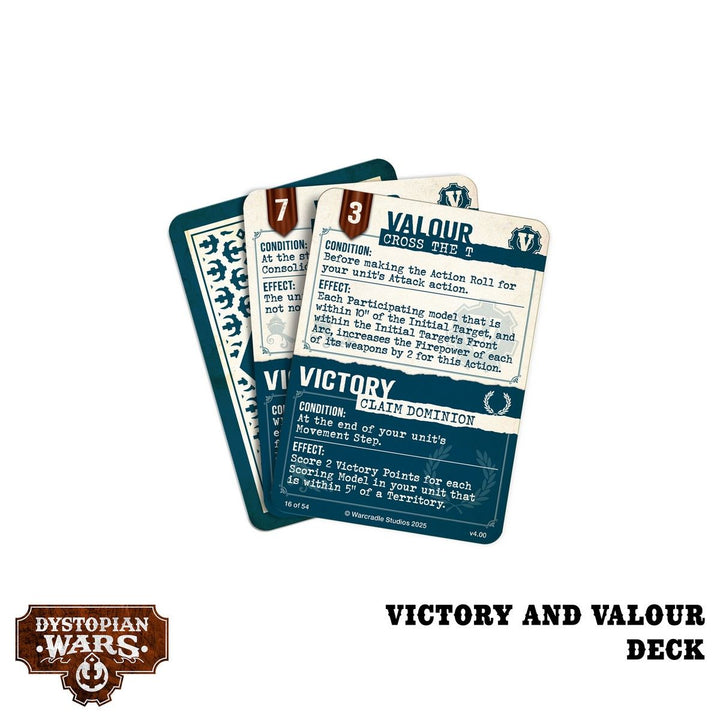 Dystopian Wars: Victory & Valour Deck