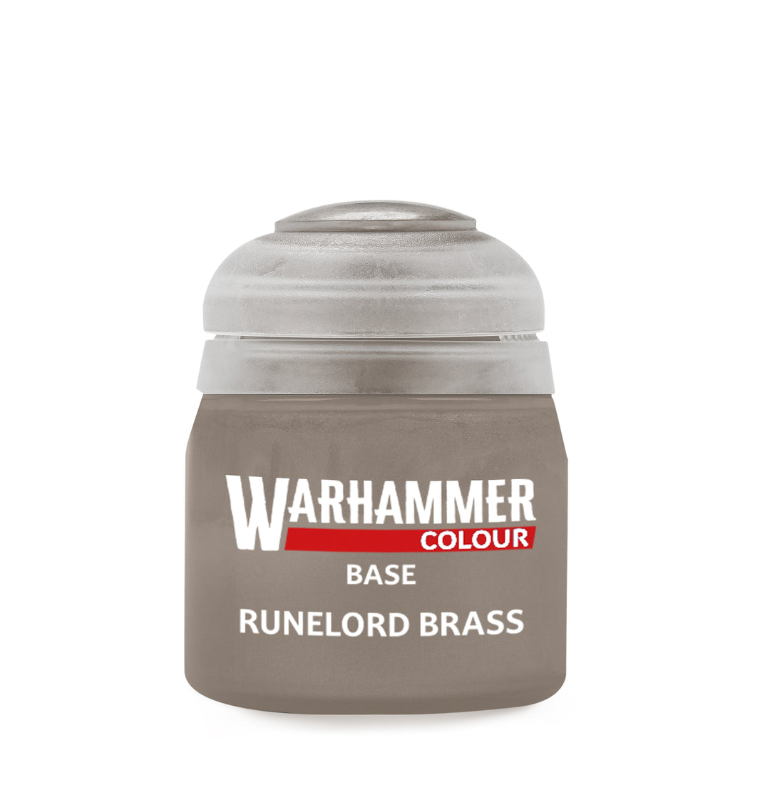 Warhammer Colour Base Paint: Runelord Brass (137)
