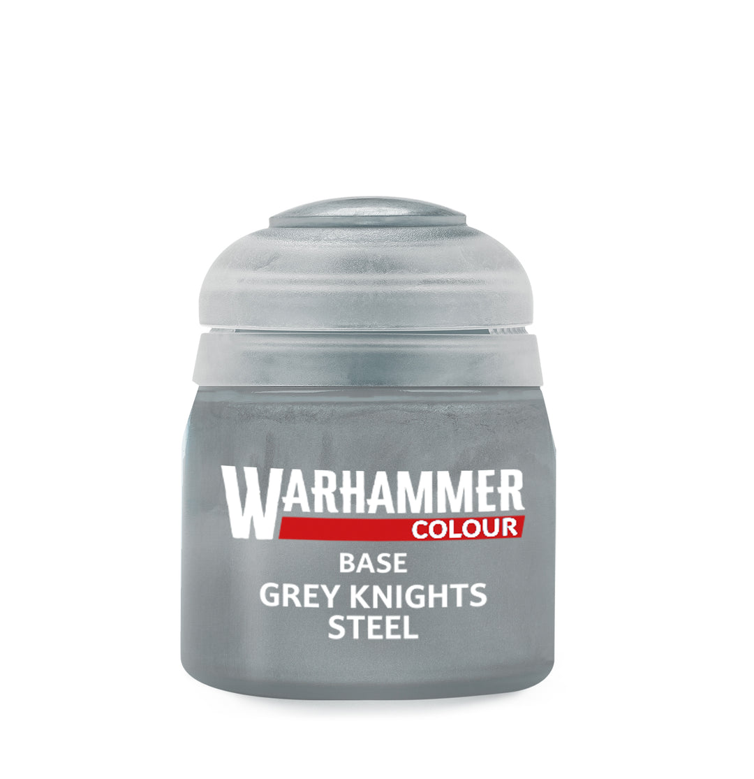 Warhammer Colour Base Paint: Grey Knights Steel (128)