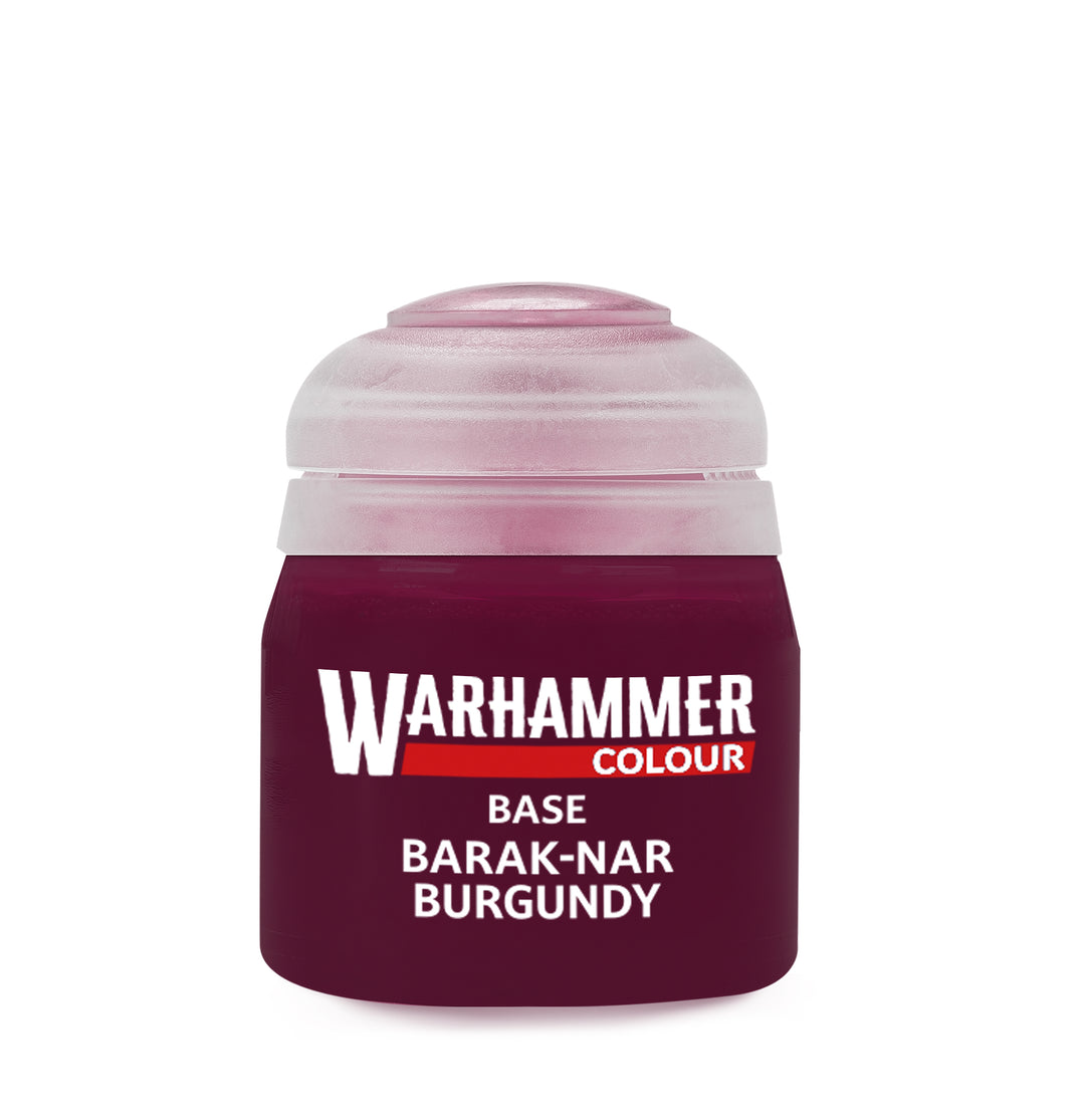Warhammer Colour Base Paint: Barak-Nar Burgundy (104)
