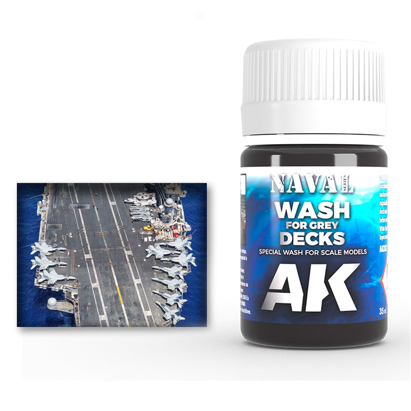 Enamel: Naval Wash for Grey Decks (AK Interactive) (AK302) (27)