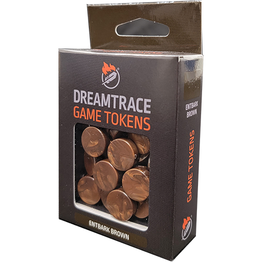 DreamTrace Game Tokens: Entbark Brown