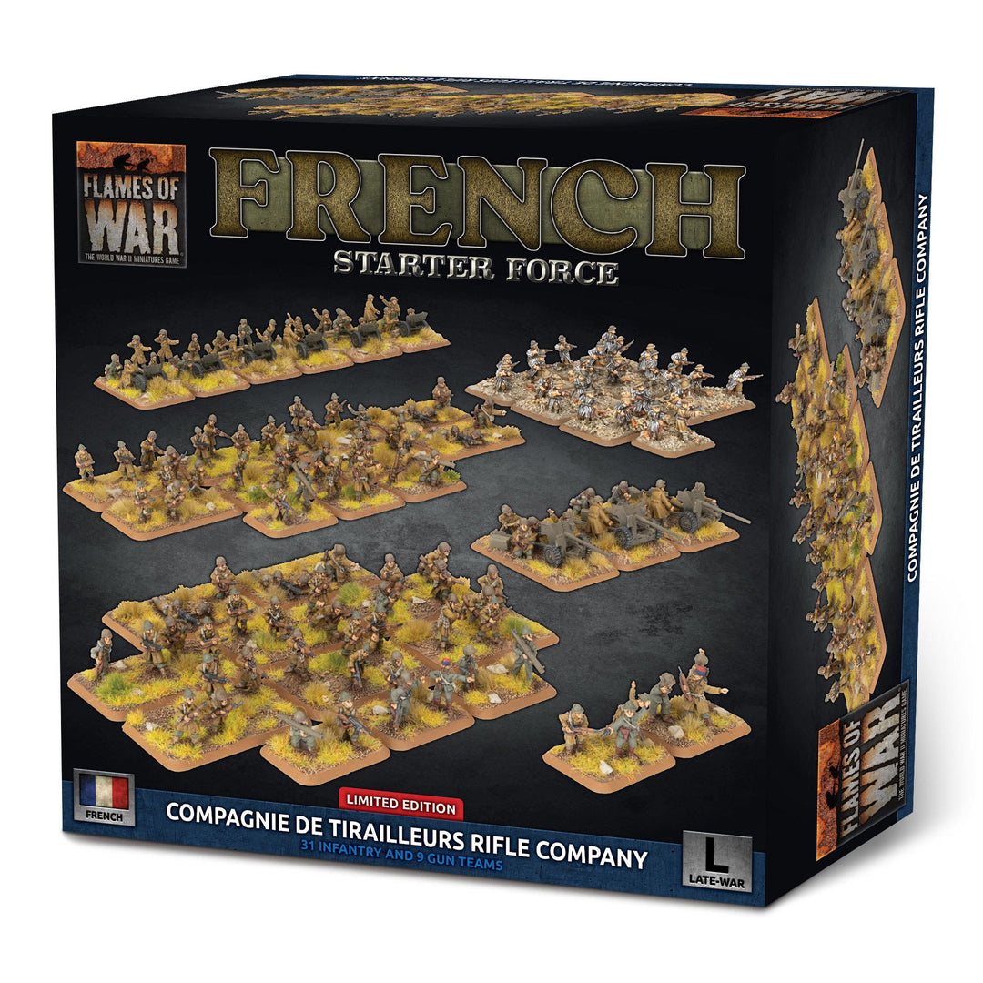 Flames of War: French Army Deal - Compagnie De Tirailleurs Rifle Company (FRAB04)