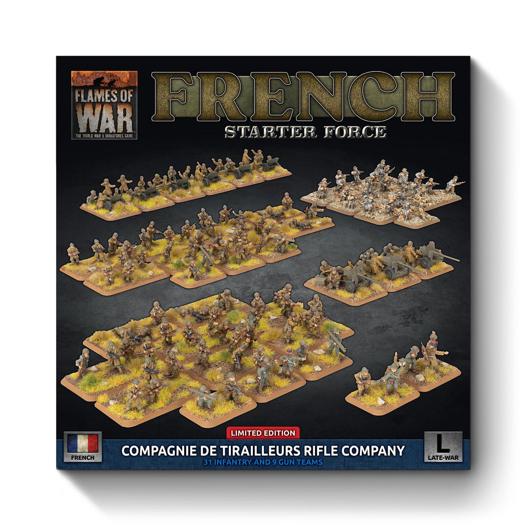Flames of War: French Army Deal - Compagnie De Tirailleurs Rifle Company (FRAB04)