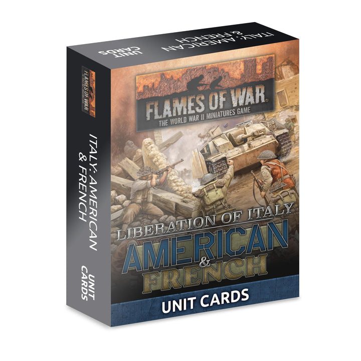 Flames of War: Liberation of Italy - American and French Unit Card Pack (69 cards) (FW278AU)