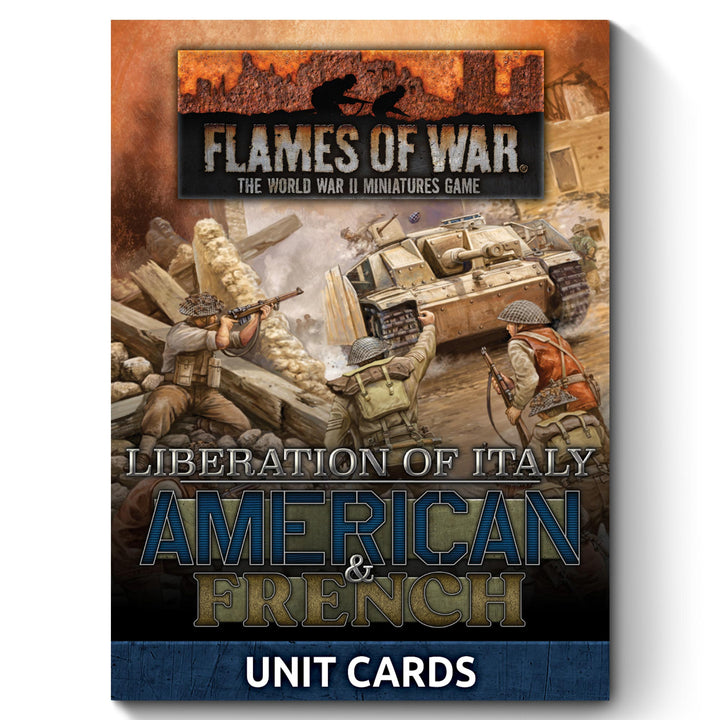 Flames of War: Liberation of Italy - American and French Unit Card Pack (69 cards) (FW278AU)