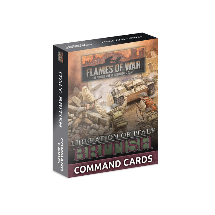 Flames of War: Liberation of Italy - British Command Card Pack (55 cards) (FW278BC)