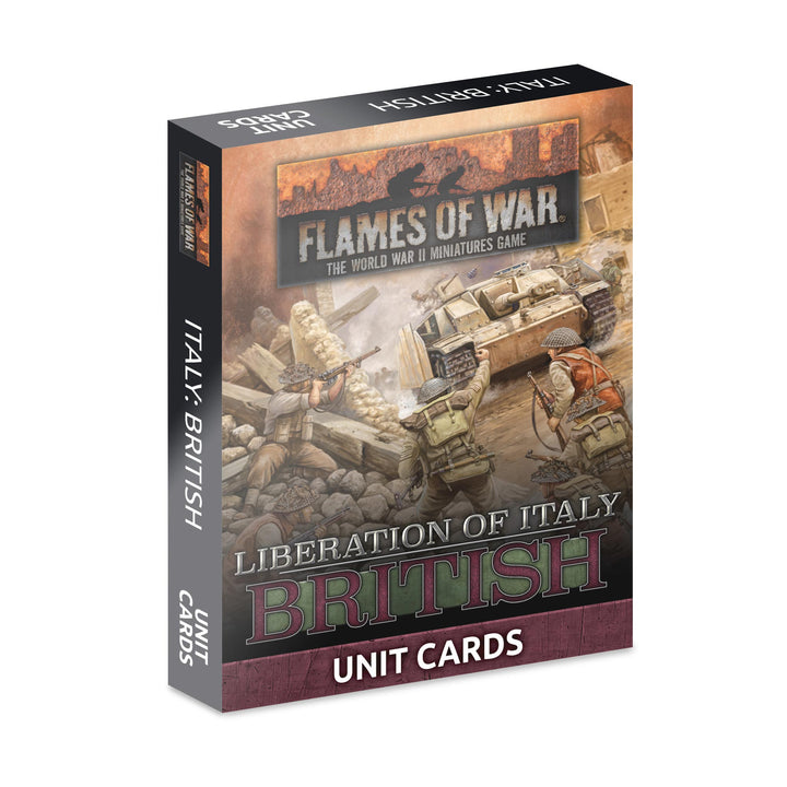 Flames of War: Liberation of Italy - British Unit Card Pack (36 cards) (FW278BU)