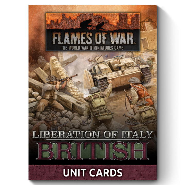 Flames of War: Liberation of Italy - British Unit Card Pack (36 cards) (FW278BU)