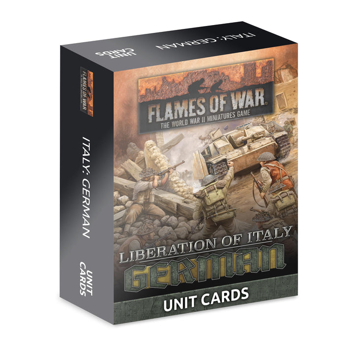 Flames of War: Liberation of Italy - German Unit Card Pack (89 cards) (FW278GU)
