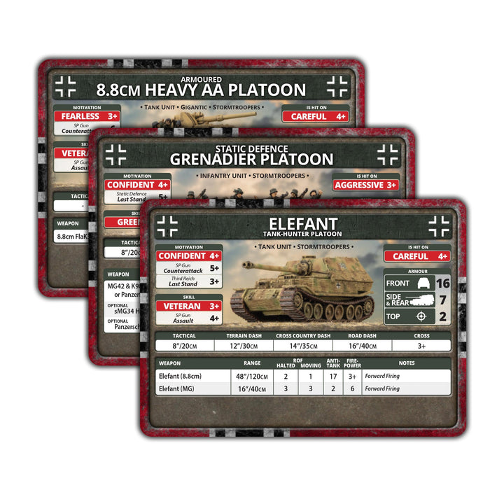 Flames of War: Liberation of Italy - German Unit Card Pack (89 cards) (FW278GU)