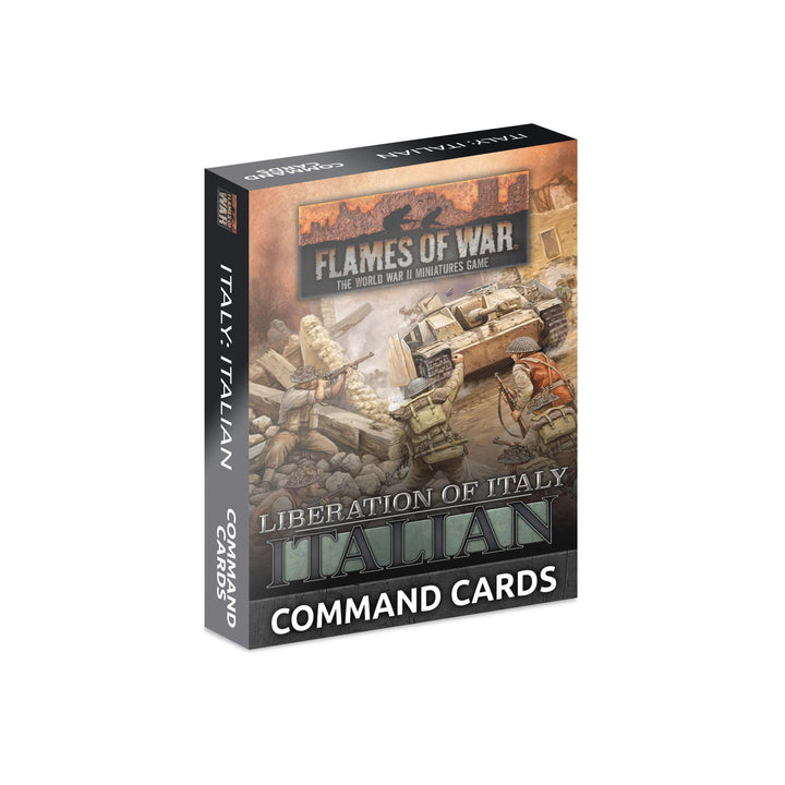 Flames of War: Liberation of Italy - Italian Command Card Pack (both sides) (47 cards) (FW278IC)