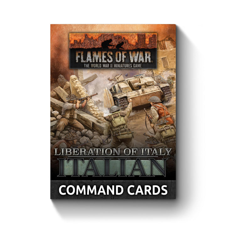 Flames of War: Liberation of Italy - Italian Command Card Pack (both sides) (47 cards) (FW278IC)