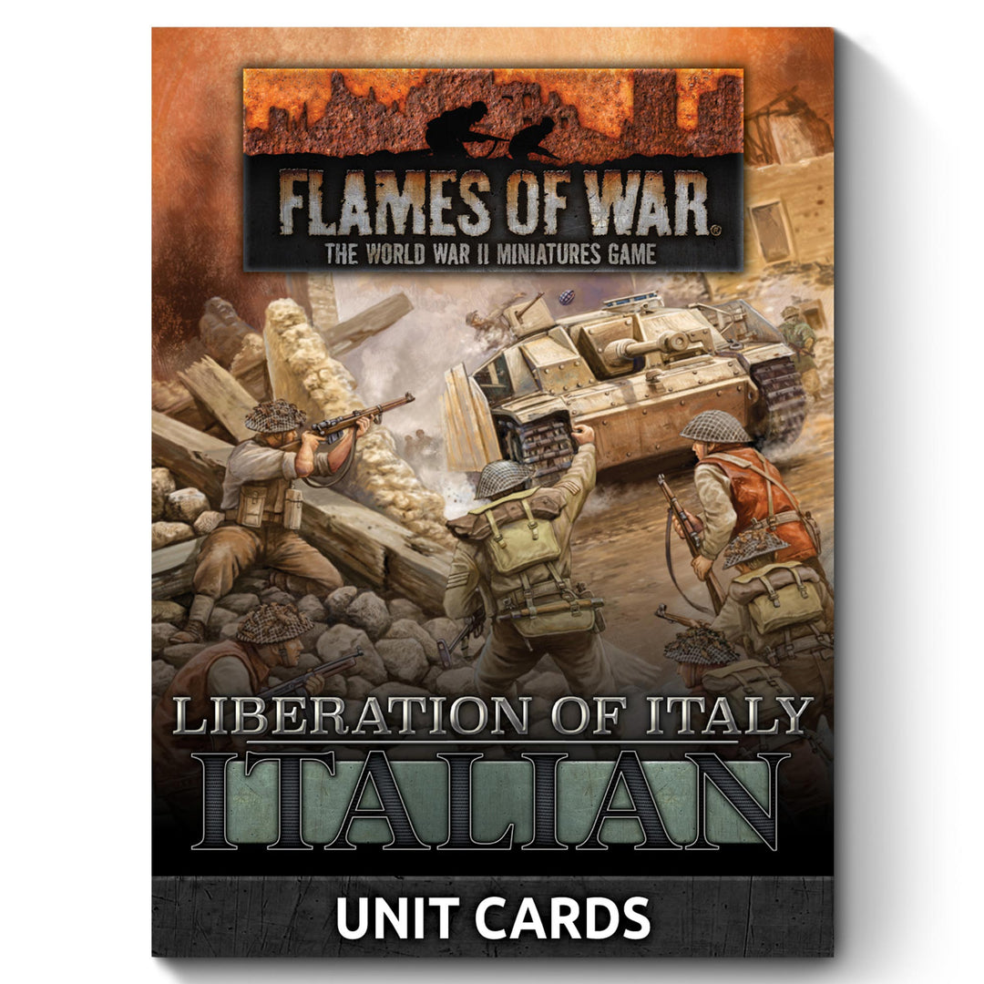 Flames of War: Liberation of Italy - Italian Unit Card Pack (both sides) (53 cards) (FW278IU)