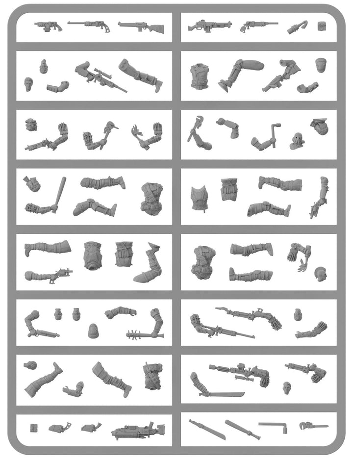Fallout: Miniatures - Wasteland Raiders Core Box (Plastic)