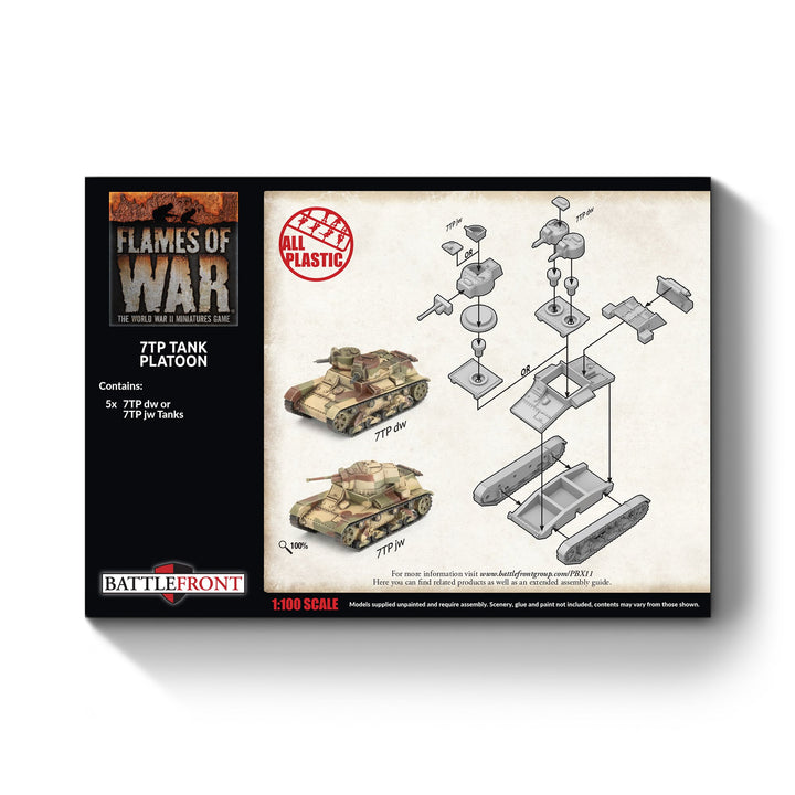 Flames of War: 7TP Tank Platoon (PBX11)