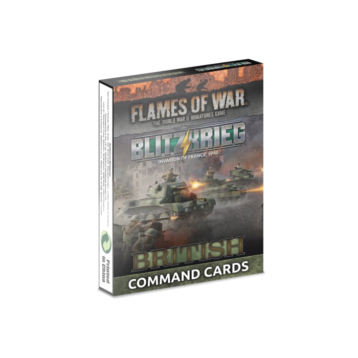 Flames of War: Blitzkrieg British Command Cards - Limited Edition (FW281BC)