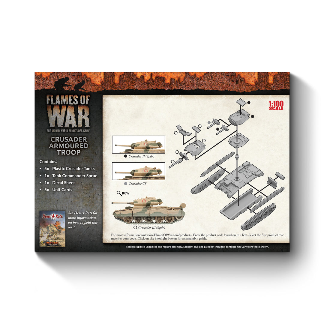 Flames of War: Crusader Armoured Troop (BBX39)