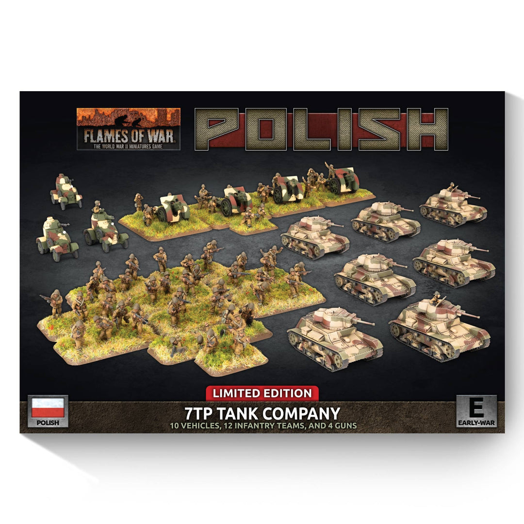 Flames of War: Polish 7TP Tank Company Starter Force (Limited Edition) (PLAB03)